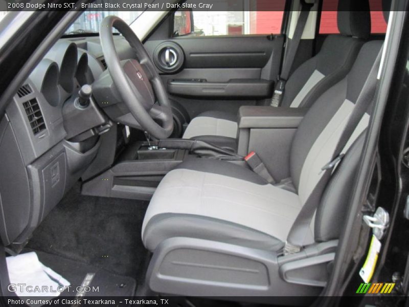 Brilliant Black Crystal Pearl / Dark Slate Gray 2008 Dodge Nitro SXT
