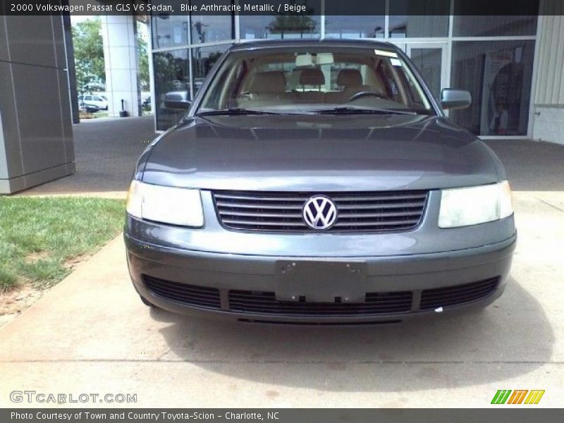 Blue Anthracite Metallic / Beige 2000 Volkswagen Passat GLS V6 Sedan