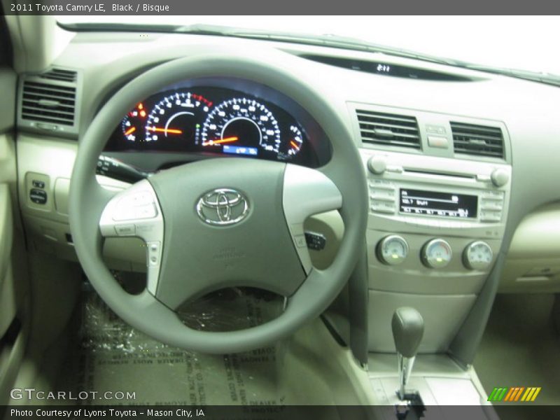 Black / Bisque 2011 Toyota Camry LE