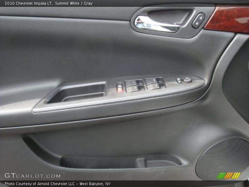 Summit White / Gray 2010 Chevrolet Impala LT