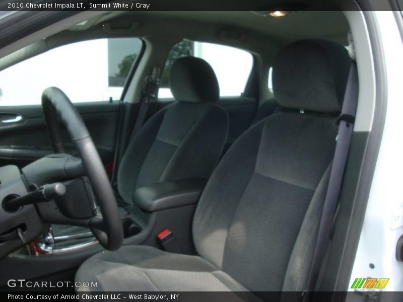Summit White / Gray 2010 Chevrolet Impala LT