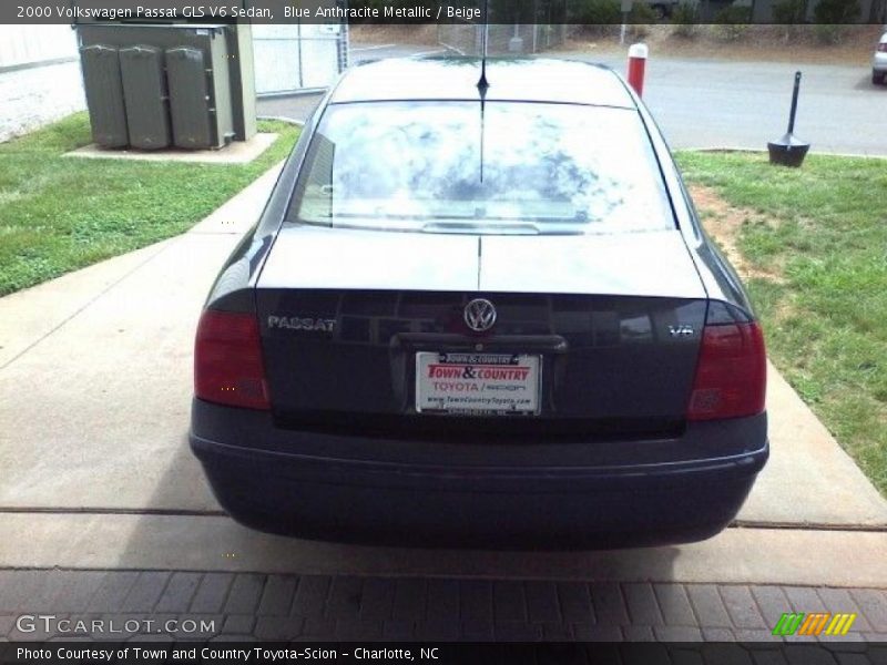 Blue Anthracite Metallic / Beige 2000 Volkswagen Passat GLS V6 Sedan