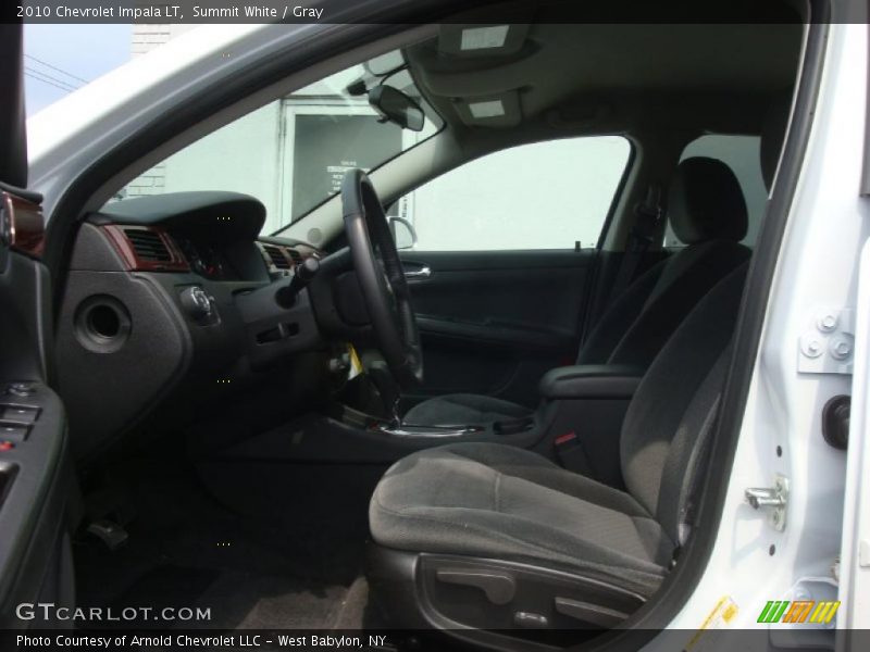 Summit White / Gray 2010 Chevrolet Impala LT