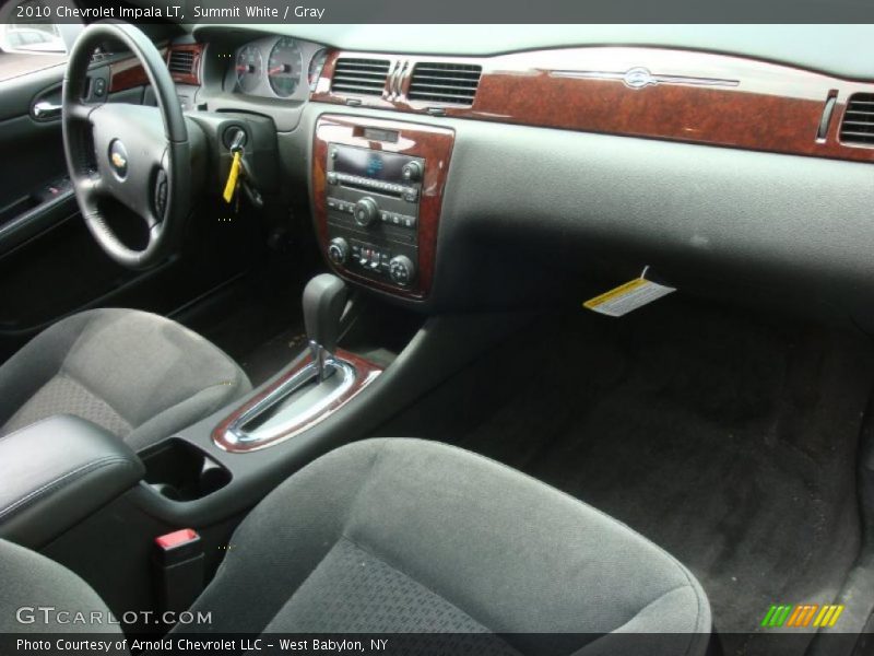 Summit White / Gray 2010 Chevrolet Impala LT