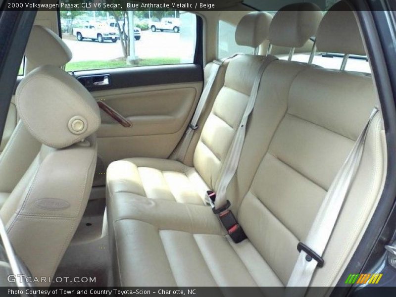 Blue Anthracite Metallic / Beige 2000 Volkswagen Passat GLS V6 Sedan