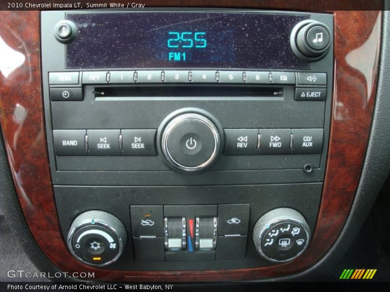 Summit White / Gray 2010 Chevrolet Impala LT