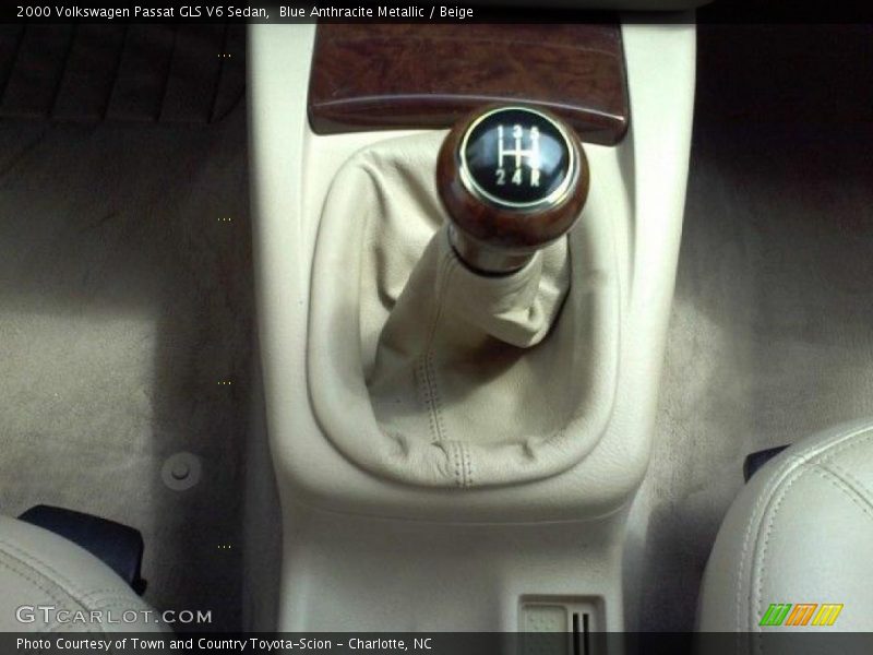 Blue Anthracite Metallic / Beige 2000 Volkswagen Passat GLS V6 Sedan