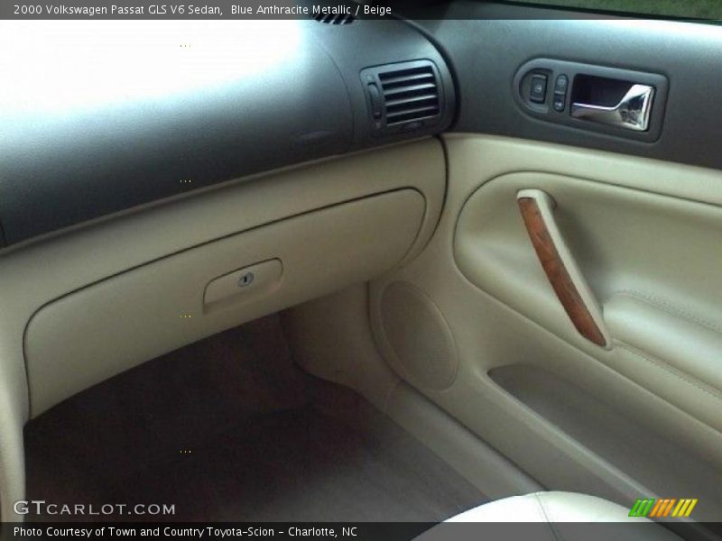 Blue Anthracite Metallic / Beige 2000 Volkswagen Passat GLS V6 Sedan
