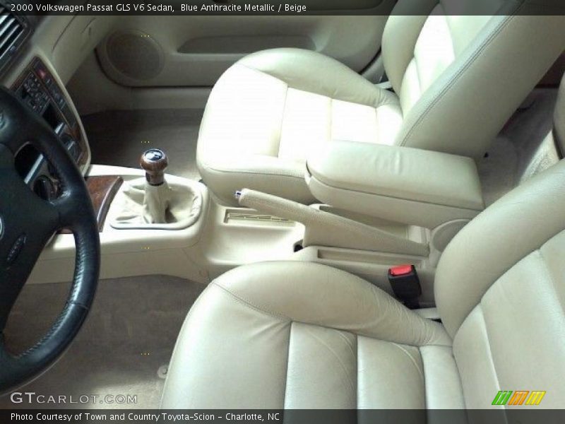 Blue Anthracite Metallic / Beige 2000 Volkswagen Passat GLS V6 Sedan