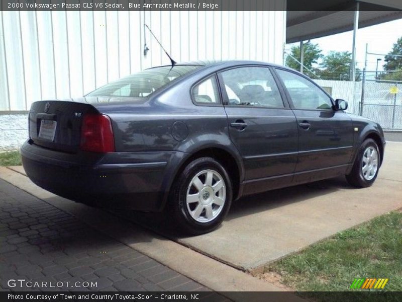 Blue Anthracite Metallic / Beige 2000 Volkswagen Passat GLS V6 Sedan