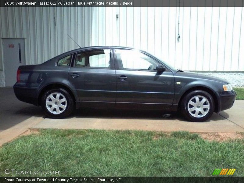 Blue Anthracite Metallic / Beige 2000 Volkswagen Passat GLS V6 Sedan