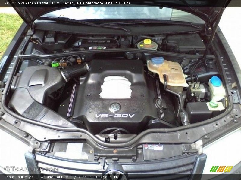 Blue Anthracite Metallic / Beige 2000 Volkswagen Passat GLS V6 Sedan