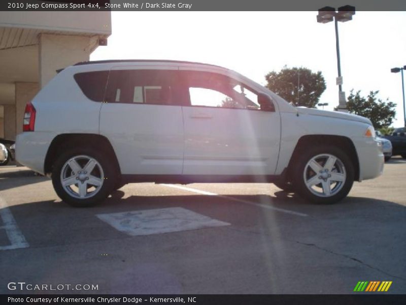 Stone White / Dark Slate Gray 2010 Jeep Compass Sport 4x4