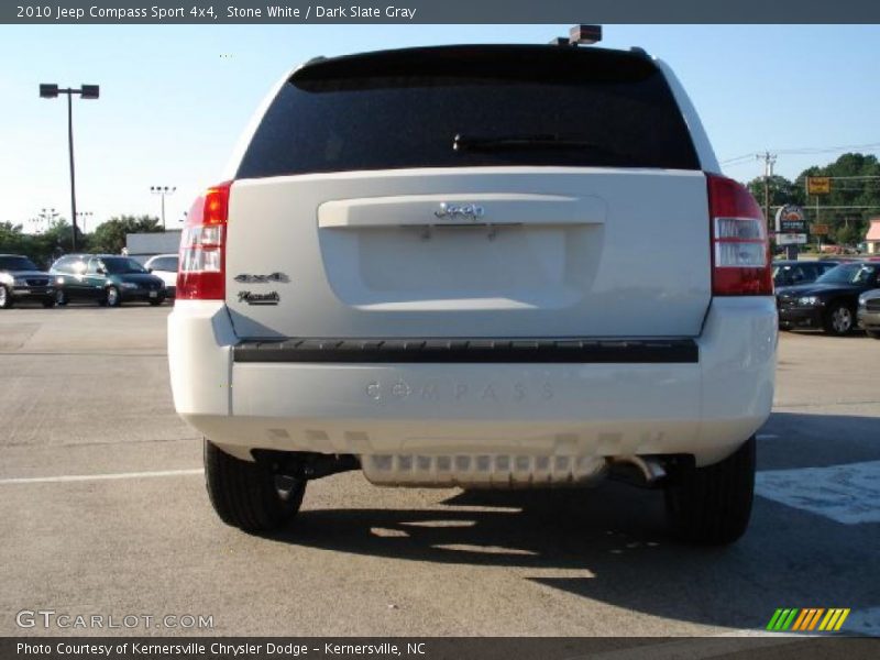 Stone White / Dark Slate Gray 2010 Jeep Compass Sport 4x4