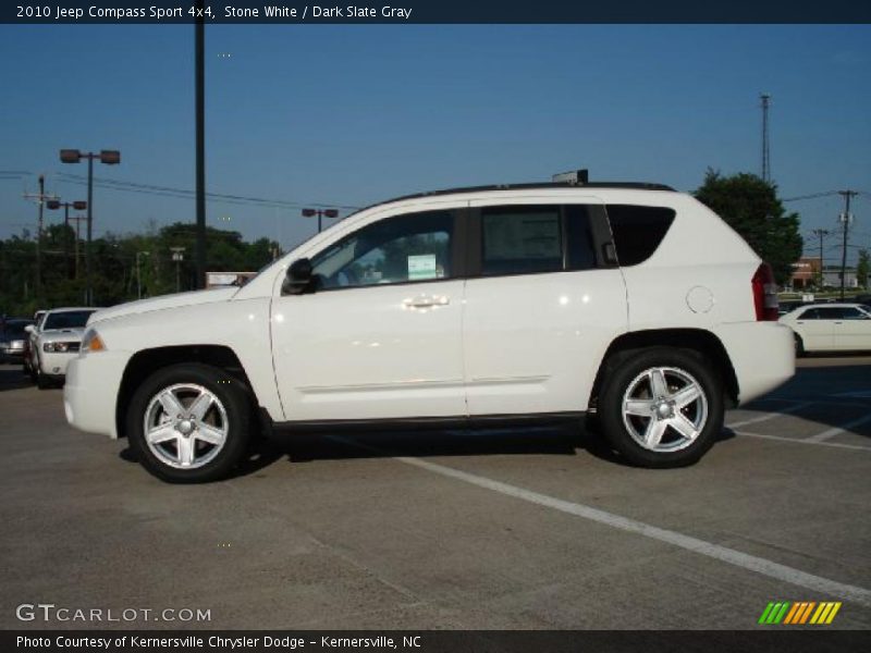 Stone White / Dark Slate Gray 2010 Jeep Compass Sport 4x4