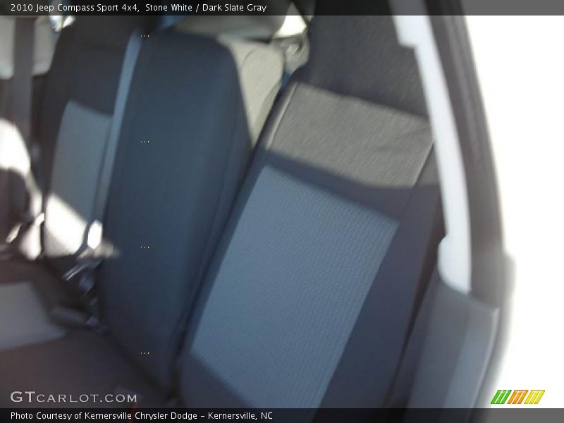 Stone White / Dark Slate Gray 2010 Jeep Compass Sport 4x4