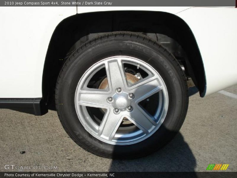Stone White / Dark Slate Gray 2010 Jeep Compass Sport 4x4