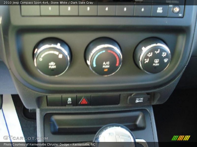 Stone White / Dark Slate Gray 2010 Jeep Compass Sport 4x4