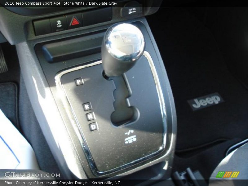 Stone White / Dark Slate Gray 2010 Jeep Compass Sport 4x4
