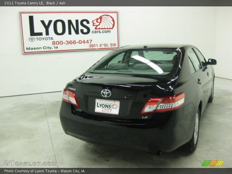 Black / Ash 2011 Toyota Camry LE