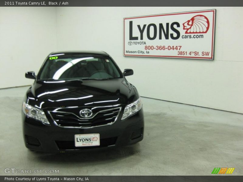 Black / Ash 2011 Toyota Camry LE