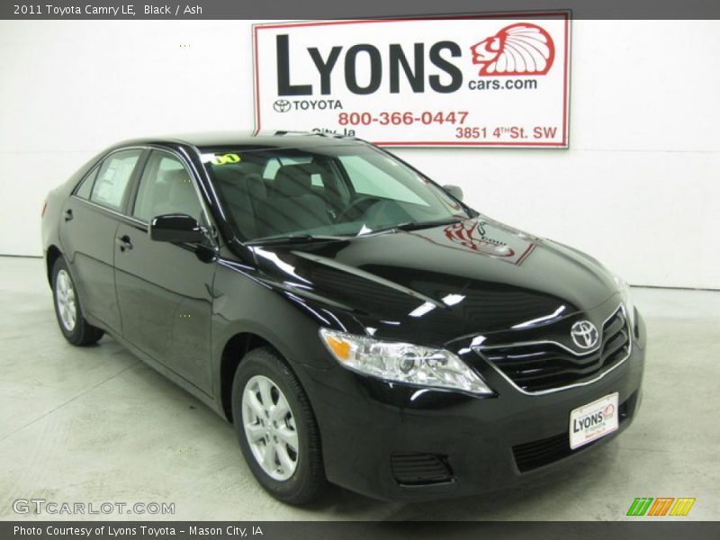 Black / Ash 2011 Toyota Camry LE