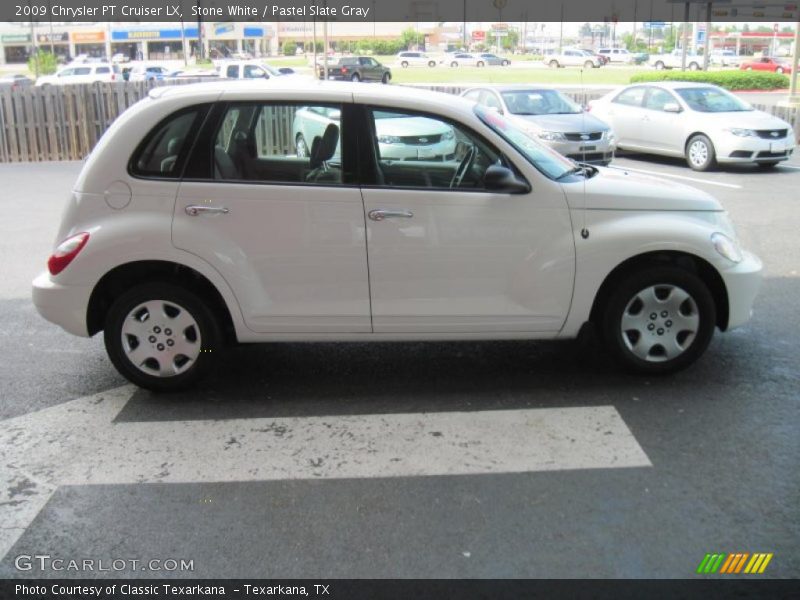 Stone White / Pastel Slate Gray 2009 Chrysler PT Cruiser LX