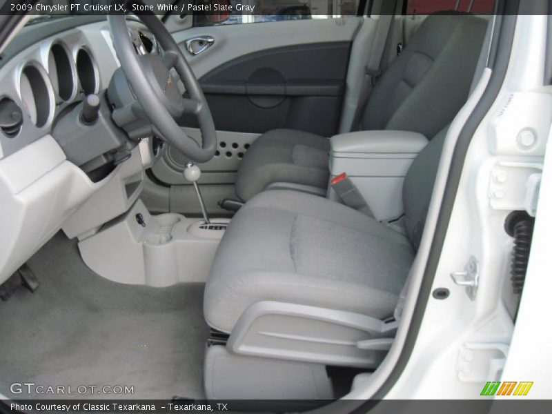 Stone White / Pastel Slate Gray 2009 Chrysler PT Cruiser LX