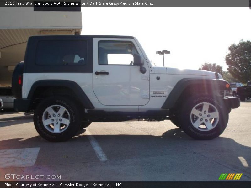 Stone White / Dark Slate Gray/Medium Slate Gray 2010 Jeep Wrangler Sport 4x4