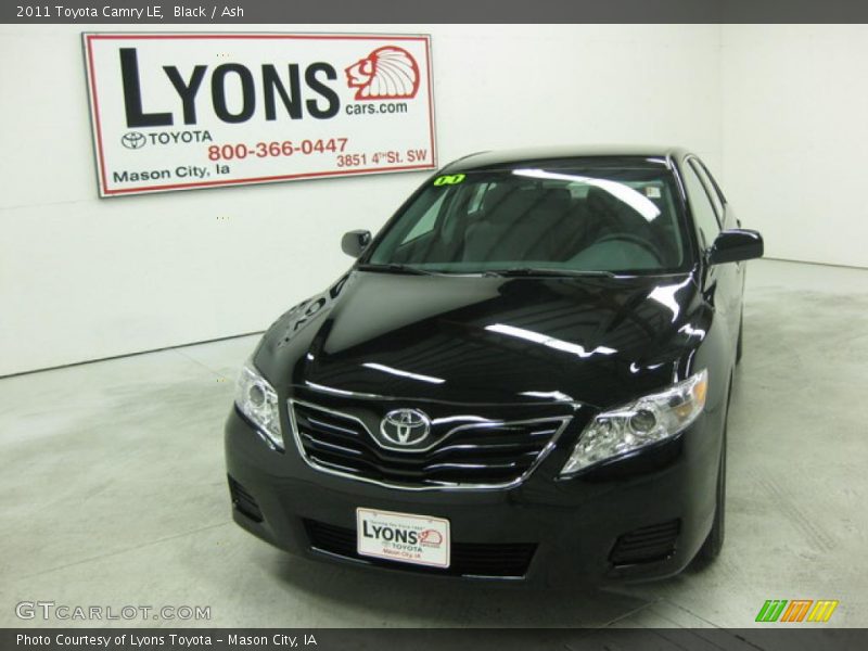 Black / Ash 2011 Toyota Camry LE