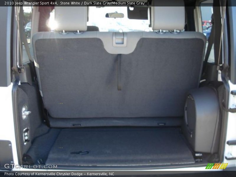 Stone White / Dark Slate Gray/Medium Slate Gray 2010 Jeep Wrangler Sport 4x4