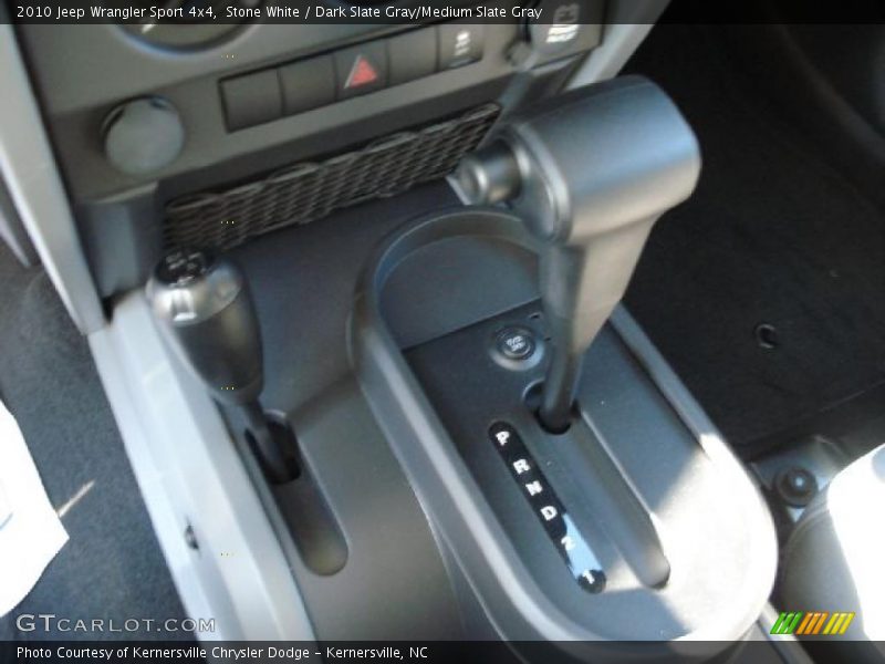 Stone White / Dark Slate Gray/Medium Slate Gray 2010 Jeep Wrangler Sport 4x4
