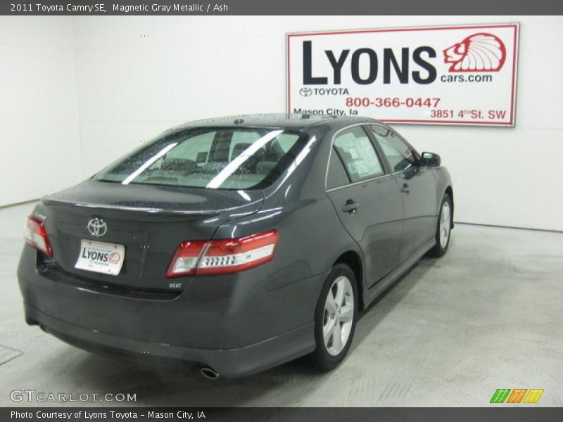Magnetic Gray Metallic / Ash 2011 Toyota Camry SE