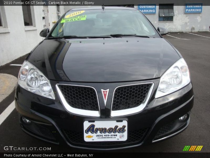 Carbon Black Metallic / Ebony 2010 Pontiac G6 GT Sedan