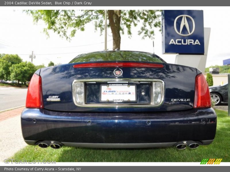 Blue Chip / Dark Gray 2004 Cadillac DeVille Sedan