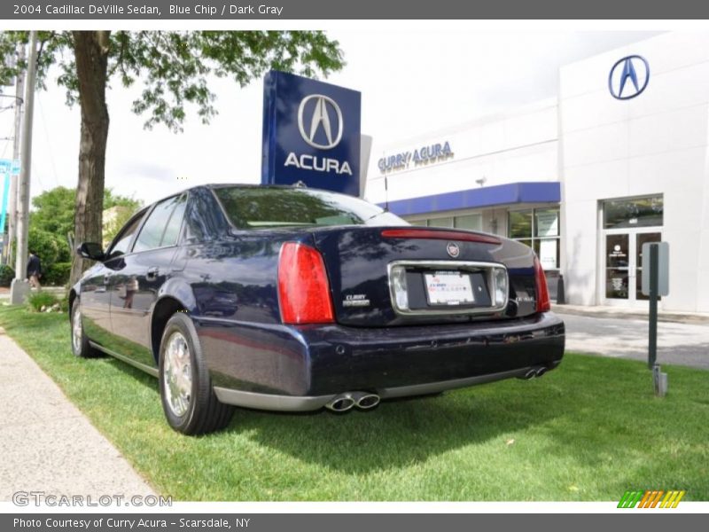 Blue Chip / Dark Gray 2004 Cadillac DeVille Sedan