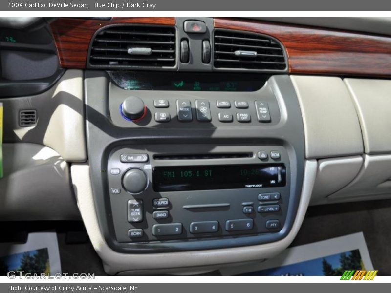 Blue Chip / Dark Gray 2004 Cadillac DeVille Sedan