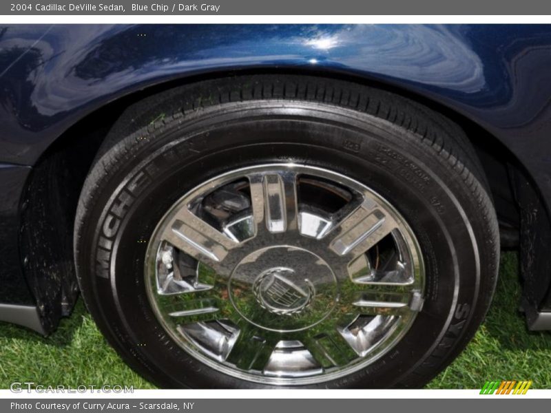 Blue Chip / Dark Gray 2004 Cadillac DeVille Sedan