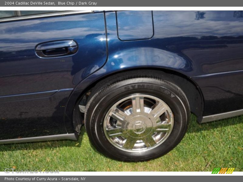 Blue Chip / Dark Gray 2004 Cadillac DeVille Sedan