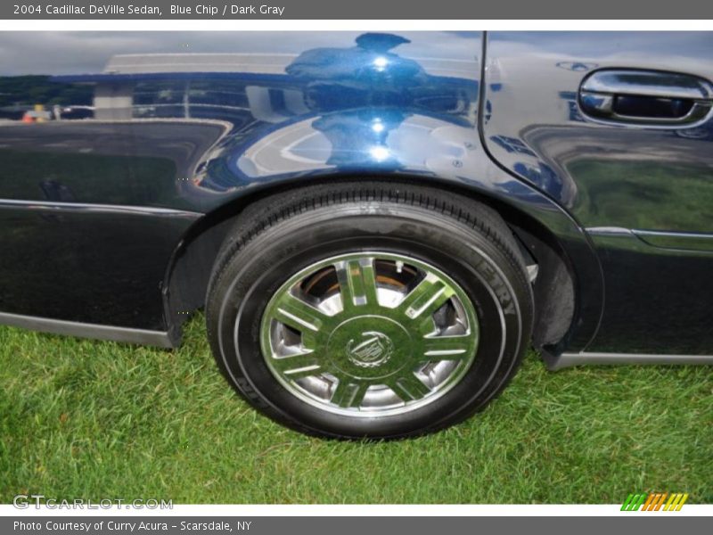 Blue Chip / Dark Gray 2004 Cadillac DeVille Sedan