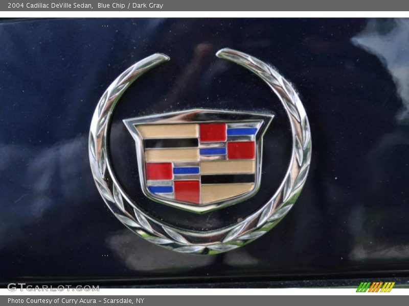 Blue Chip / Dark Gray 2004 Cadillac DeVille Sedan