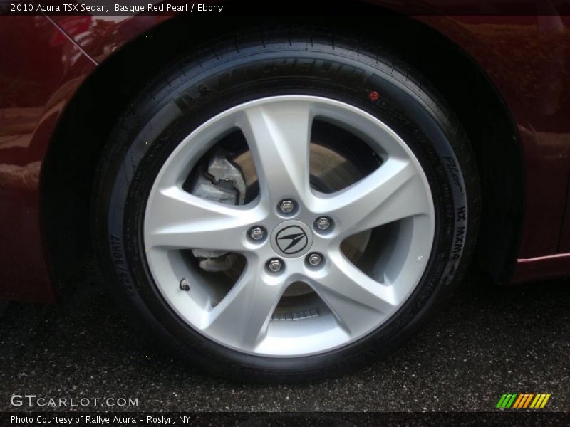Basque Red Pearl / Ebony 2010 Acura TSX Sedan