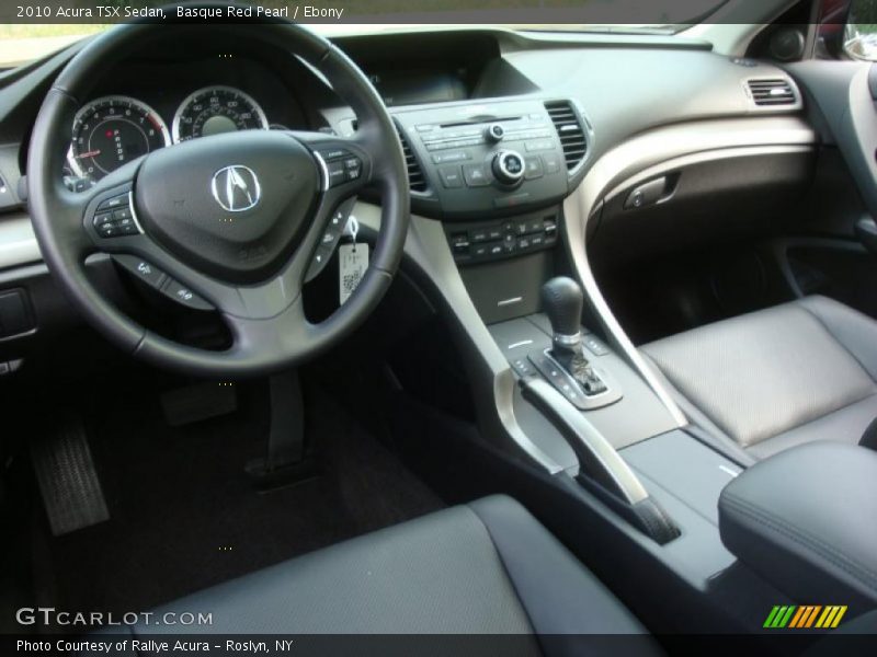Basque Red Pearl / Ebony 2010 Acura TSX Sedan