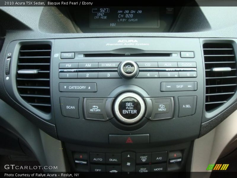 Controls of 2010 TSX Sedan