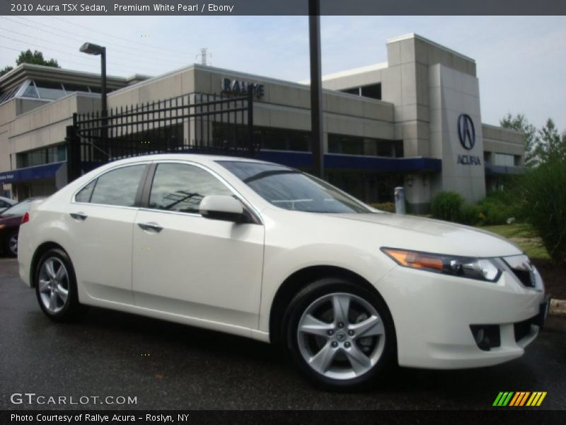 Premium White Pearl / Ebony 2010 Acura TSX Sedan