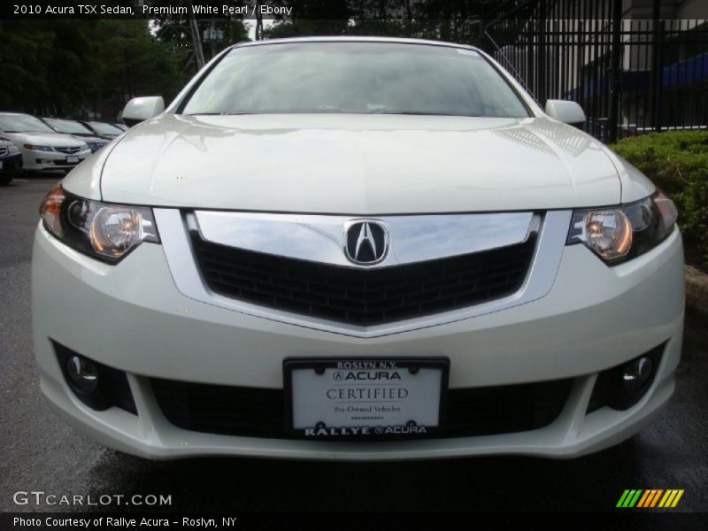 Premium White Pearl / Ebony 2010 Acura TSX Sedan