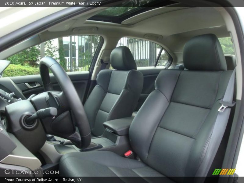 Premium White Pearl / Ebony 2010 Acura TSX Sedan