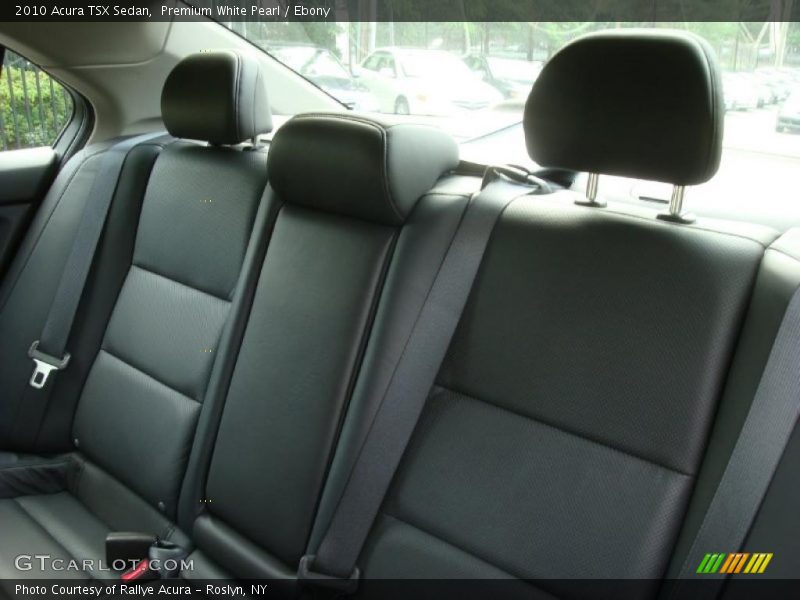 Premium White Pearl / Ebony 2010 Acura TSX Sedan