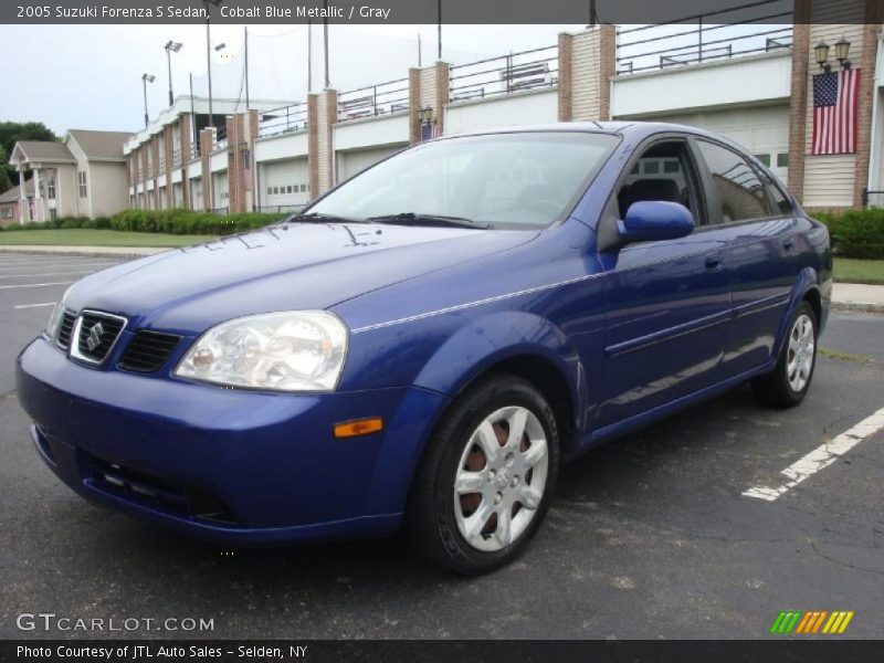 Cobalt Blue Metallic / Gray 2005 Suzuki Forenza S Sedan