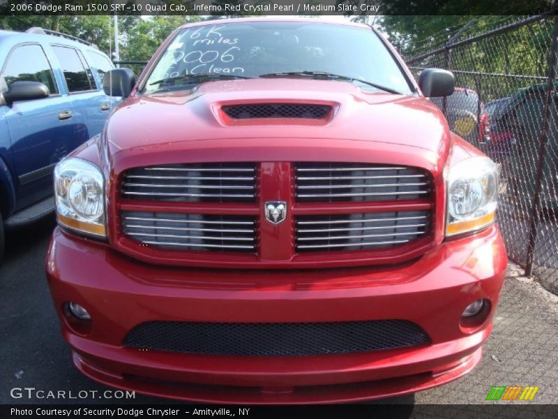 Inferno Red Crystal Pearl / Medium Slate Gray 2006 Dodge Ram 1500 SRT-10 Quad Cab